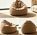 shredded foam filled sofa, memory foam bean bag sofa, oversized bean bag chair, bean bag sofa,